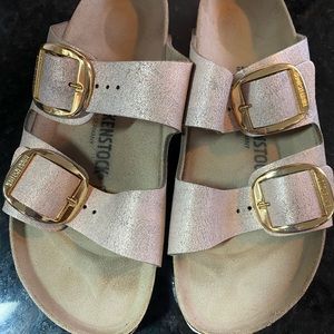 Rose Gold Birkenstocks